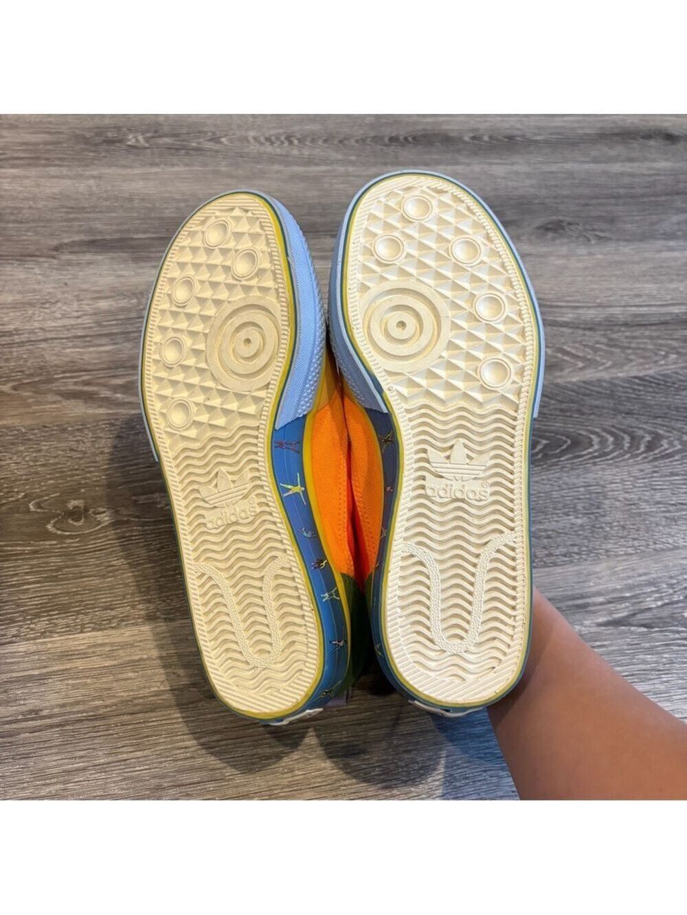Adidas Nizza Slip-On Low Pride Love Unites GW2421 Rainbow Multicolor Women’s 7 - Picture 7 of 9
